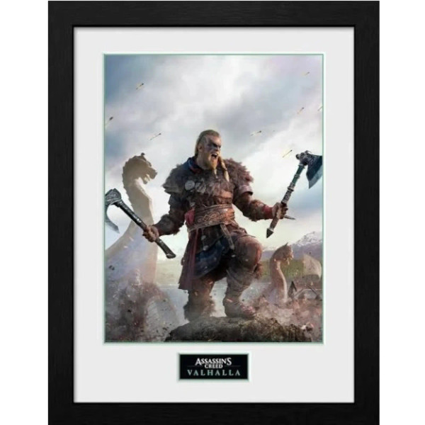 Assassin's Creed Valhalla Gold Edition 30 x 40 Framed Collector Print