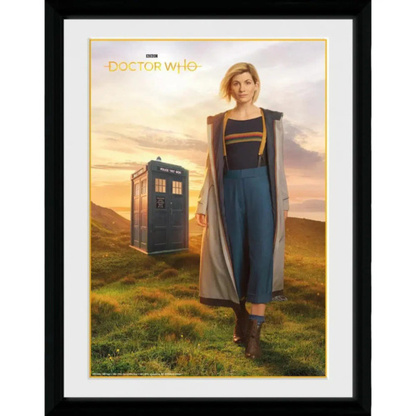Doctor Who 13th Doctor Jodie Whittaker Framed Collector Print 30 X 40