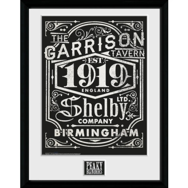 Peaky Blinders Shelby Company Limited Framed Collector Print 30 X 40