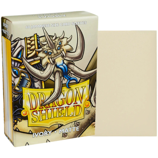 Dragon Shield Japanese Size ivory Matte Sleeves