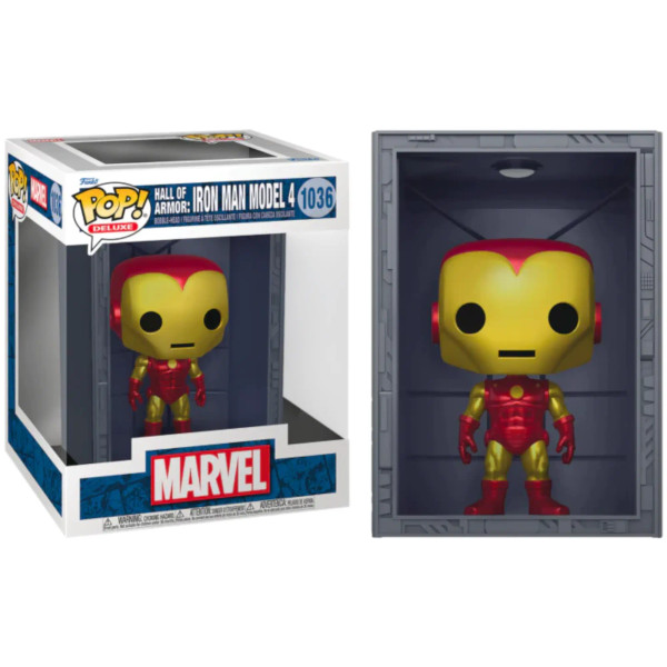 Funko Pop! Deluxe Exclusive Marvel Hall Of Armor: Iron Man Model 4 1036