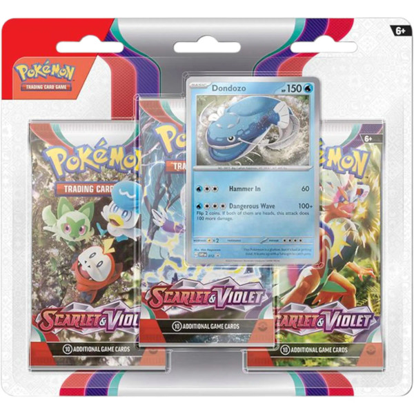 Pokemon Scarlet & Violet (Dondozo) Triple Blister Pack