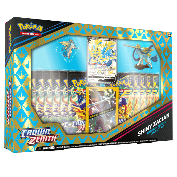 Pokemon Crown Zenith Zacian Premium Figure Collection