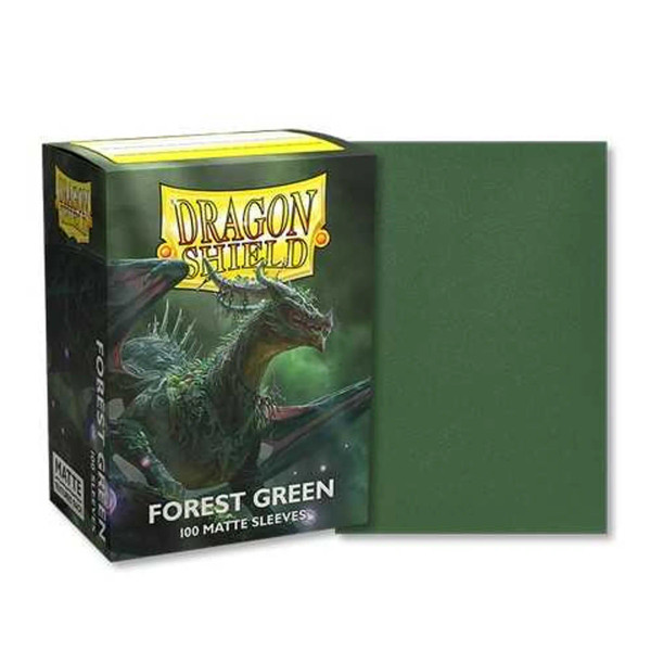 Dragon Shield Matte Standard Sleeves Forest Green