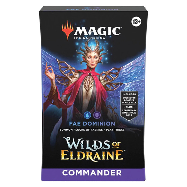 Magic The Gathering Wilds Of Eldraine Fae Dominion Commander Deck