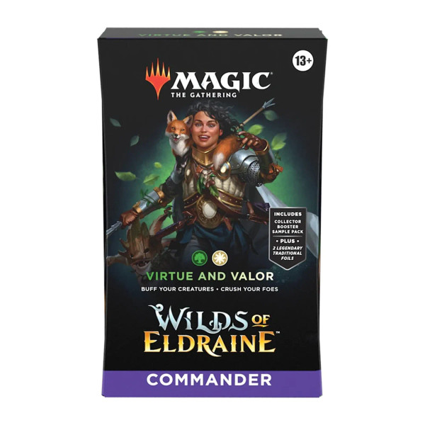 Magic The Gathering Wilds Of Eldraine Virtue And Valor Commander Deck