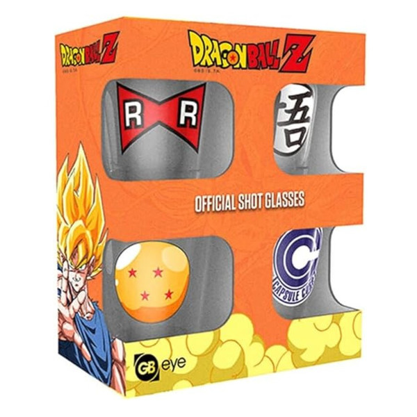 DRAGON BALL MIX SHOT GLASSES - SET OF 4