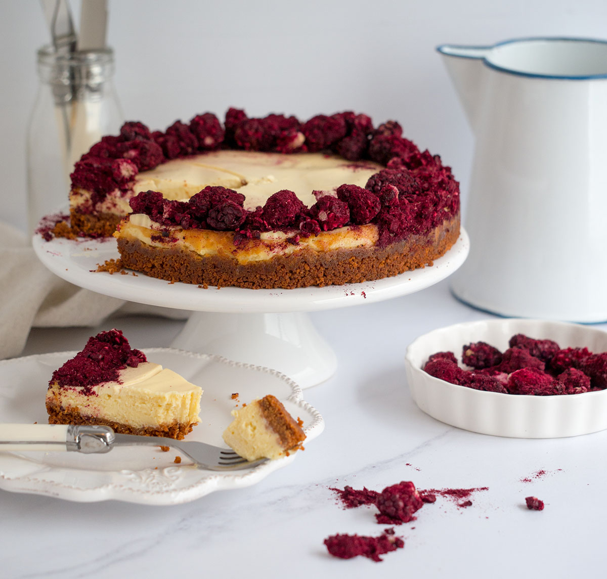 Ali's American White Chocolate & Cheese Pie