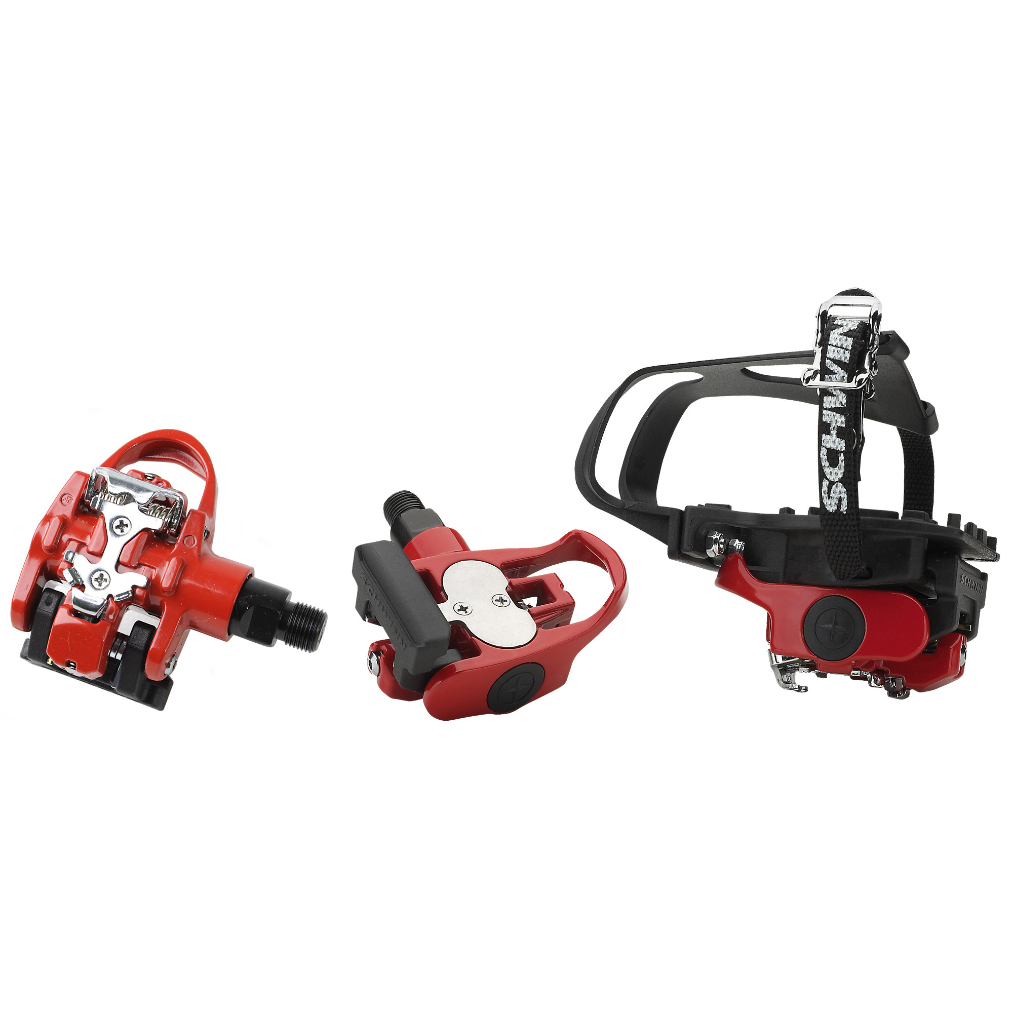 Bike Pedals, Triple Link Pedal Set, 9/16"