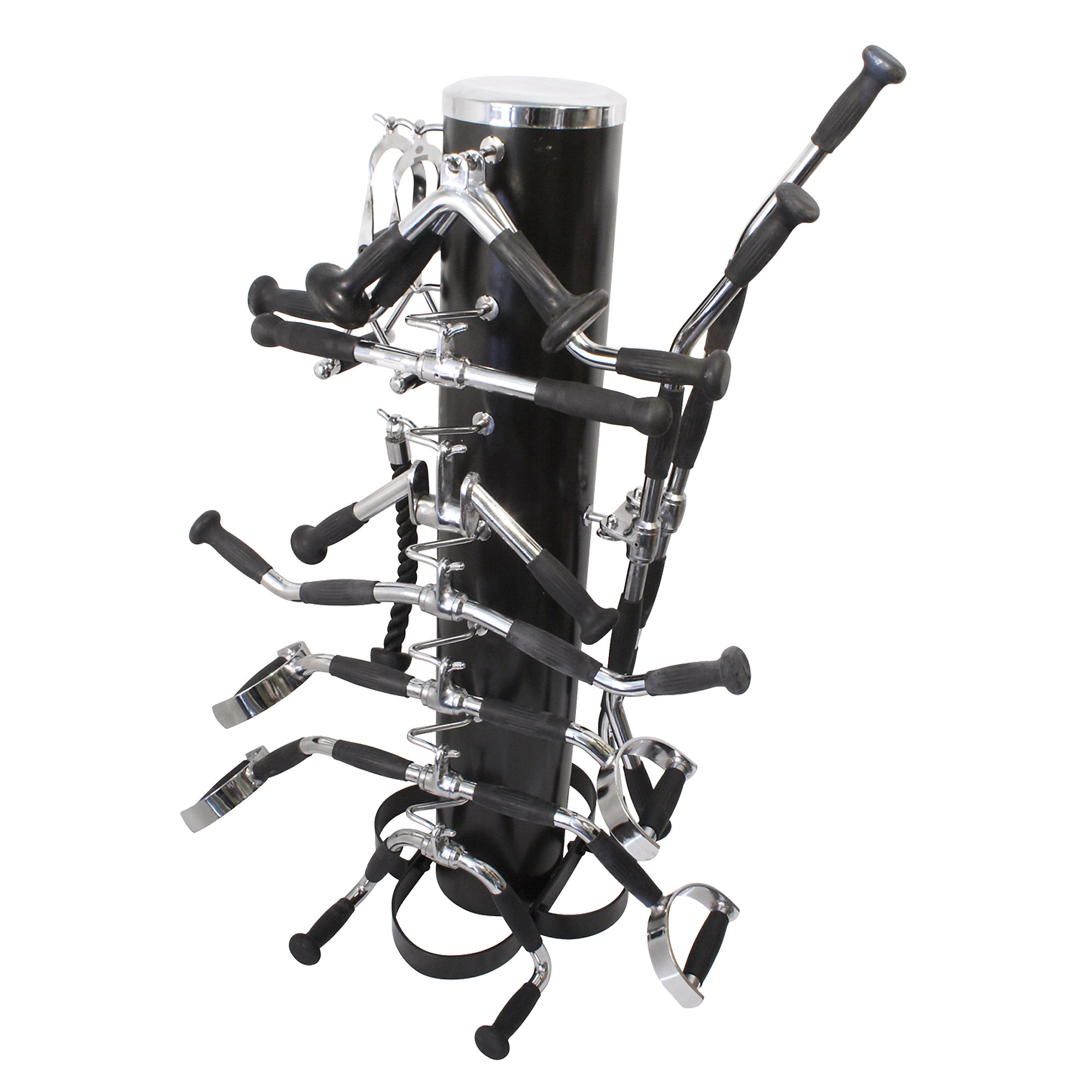 Vertical Attachment Bar Rack with 15 Piece Attachment Bar Club Pack