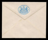 INDIA, Stationery, The Princely State of Amarnagar/Kathiawar - Light Blue On White