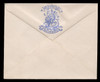 INDIA, Stationery, The Princely State of Bastar State - Blue On White