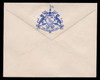 INDIA, Stationery, The Princely State of Unknown State #1 - Blue On White