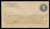 USA Scott # U 458a/10-WINDOW, UPSS 2860/19, 1920-1 2c (Type 3 Sch) on 3c (U436b) Washington, dark violet on white, Die 5 - Mint (See Warranty)