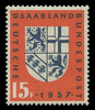 SAAR Scott # 262, 1957 Return of the Saar tp Germany