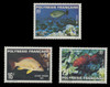 FRENCH POLYNESIA Scott # 341-3 1981 Fish (Set of 3)