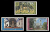 FRENCH POLYNESIA Scott # 424-6 1985 Local Religious Art (Set of 3)