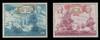 FRENCH POLYNESIA Scott # C 128-9 1976 American Bicenbtennial (Set of 2)