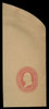 USA Scott # U 235, 1883 2c Washington, Scott Die U61, red on manila - Mint Full Corner