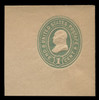 USA Scott # U 356, 1899 1c Franklin, Scott Die U77, green on manila - Mint Full Corner