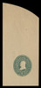 USA Scott # U 357, 1899 1c Franklin, Scott Die U77, green on manila - Mint Full Corner