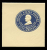 USA Scott # U 394, 1903 5c Lincoln, Scott Die 88, blue on amber - Mint Full Corner