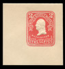 USA Scott # U 395, 1904 2c Washington, Scott Die 89 (recut), carmine on white - Mint Full Corner (See Warranty)