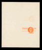 USA Scott # UY 24a/UPSS #MR34b, 1973 8c Samuel Adams - Patriot Series - Mint Message-Reply Card - COARSE, DULL PAPER - UNFOLDED