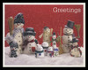 U.S. Scott # UX 386-9, 2002 23c Christmas, Snowmen - Mint Picture Postal Card Set of 4