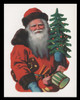 U.S. Scott # UX 377-80, 2001 21c Christmas, Santas - Mint Picture Postal Card Set of 4