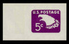 USA Scott # U 550a 1967 5c Eagle - Tagged - Mint Cut Square