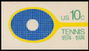 USA Scott # U 569 1974 10c Tennis Centenary - Mint Cut Square