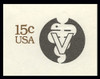 USA Scott # U 595 1979 15c Veterinary Medicine - Mint Cut Square