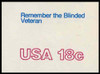 USA Scott # U 600 1981 18c Blinded Veteran - Mint Cut Square