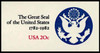 USA Scott # U 602 1982 20c The Great Seal of the United States - Mint Cut Square