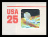 USA Scott # U 618 1990 25c Football Hologtam - Mint Cut Square