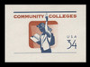 USA Scott # U 648 2001 34c Community Colleges - Mint Cut Square