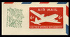 USA Scott # UC 30a 1958 6c (UC18a) + 1c DC-4 Skymaster, Type 2, Border d(4) - Mint Cut Square (See Warranty)