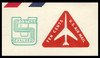 USA Scott # UC 45 1971 10c (UC40) + 1c Jet Airliner, Border 6 - Mint Cut Square (See Warranty)