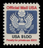 USA Scott # O 132, 1983 $1.00 Official Mail Eagle