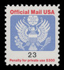 USA Scott # O 148, 1991 23c Official Mail Eagle