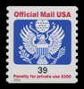 USA Scott # O 160, 2006 39c Official Mail Eagle Coil