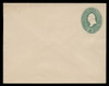 USA Scott # U 311/14, UPSS #938/12 1887-94 2c Washington, Die 2, green on white - Mint (See Warranty)
