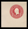 USA Scott # U 429, 1915-32 2c Washington, Scott Die U93, carmine on white, Die 1 - Mint Full Corner