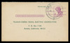 UY18r/R28A, Lincoln Reply Card, PORTOLA Re-Value, CANCELLED (MUST - See Other Details)