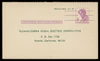 UY18r/R28A, Lincoln Reply Card, PORTOLA Re-Value, UNUSED (MUST - See Other Details)