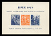 1937 BIPEX Philatelic Exhibition Souvenir Sheets - Imperforate