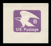 U.S. Scott # U 592 1981 (18c) "B" Eagle Non-Denominated Envelope - Mint Full Corner