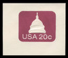 U.S. Scott # U 601 1981 20c Capitol Dome - Mint Full Corner