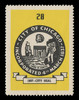 Chicagoland Poster Stamps of  1938 - # 28 City Seal, 1837